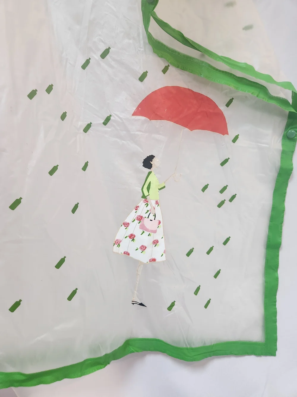 kate spade x Absolut Vodka Rain Poncho with Hood